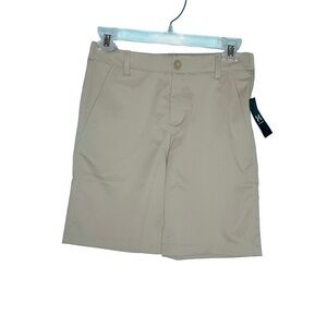 Under Armour match play khaki youth medium zip
Up shorts